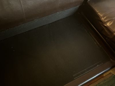 Leather sofa Ikea