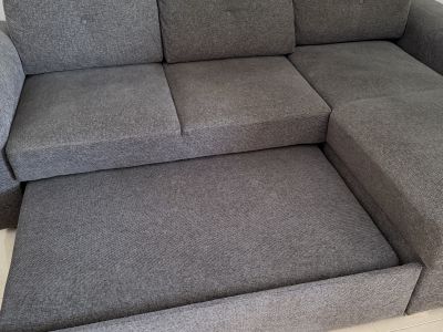 Sofa mit Schlaffunktion und Aufbewahrung