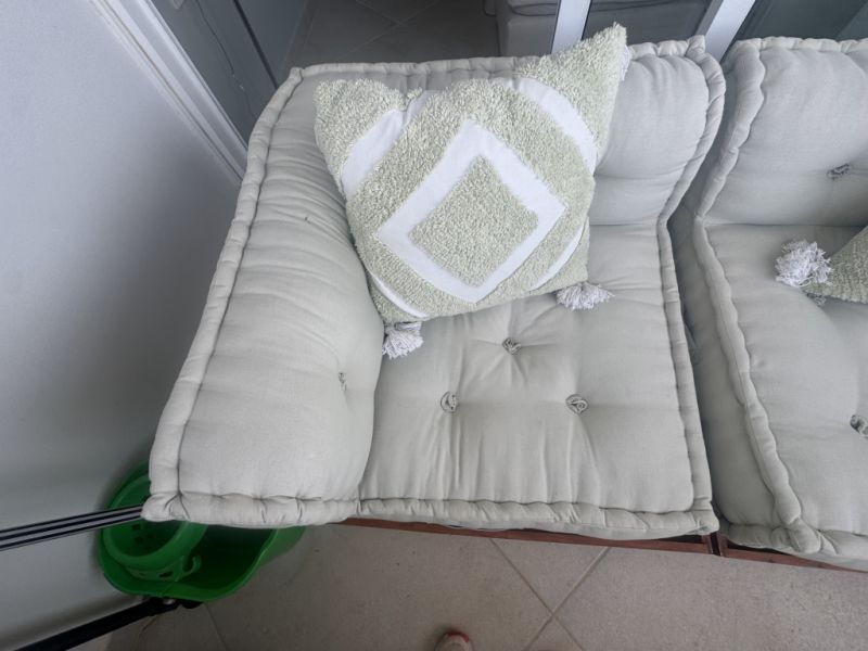 Sofa NEU für drinnen und draußen 160x80 Salbei grün