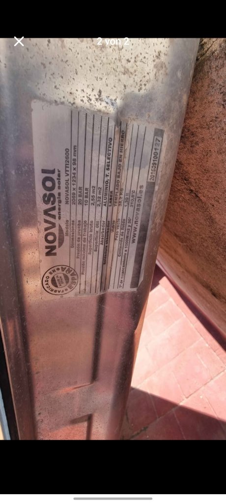 SOLAR WARMWASSERPANELE