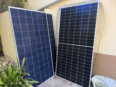 Solar panels to give away