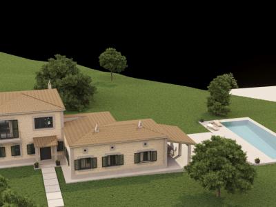 SON MACIÀ (PORTOCRISTO): Fantastic plot with building permit or turnkey new finca