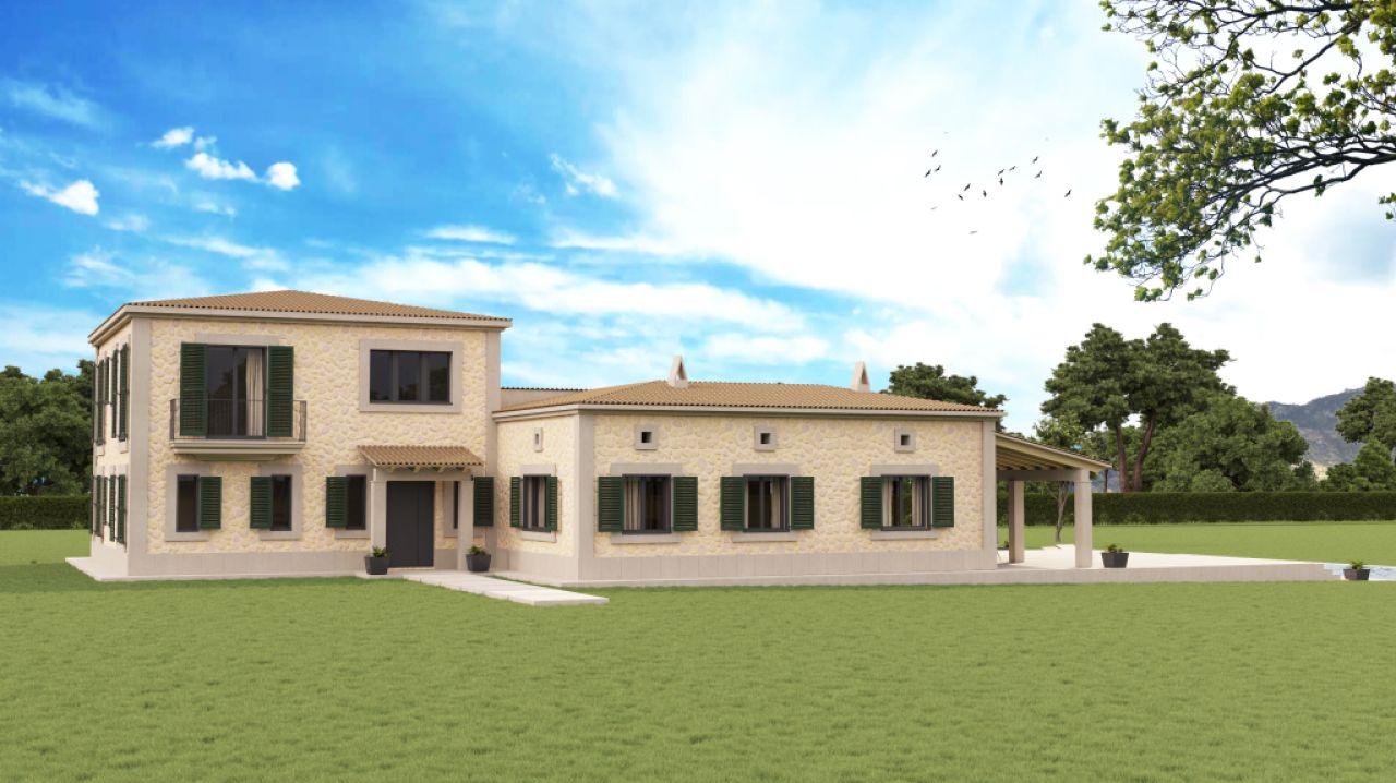 SON MACIÀ (PORTOCRISTO): Fantastic plot with building permit or turnkey new finca