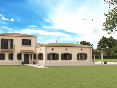 SON MACIÀ (PORTOCRISTO): Fantastic plot with building permit or turnkey new finca