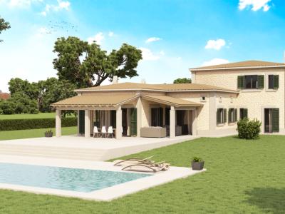 SON MACIÀ (PORTOCRISTO): Fantastic plot with building permit or turnkey new finca