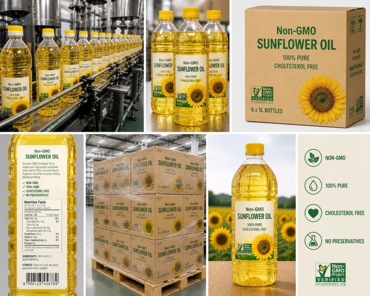 Sonnenblumenöl Großhandel | Großhändler für Speiseöle