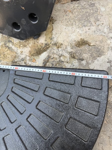 Placas de contrapeso para sombrilla