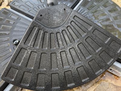 Placas de contrapeso para sombrilla
