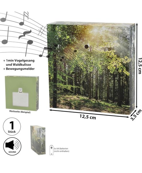 Soundbox 'Wald' Bewegungssensor  Ideal für das "stille Örtchen"