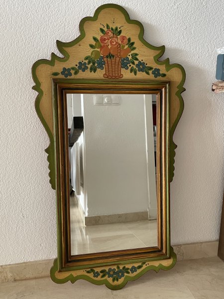 Spanischer Spiegel handbemalt