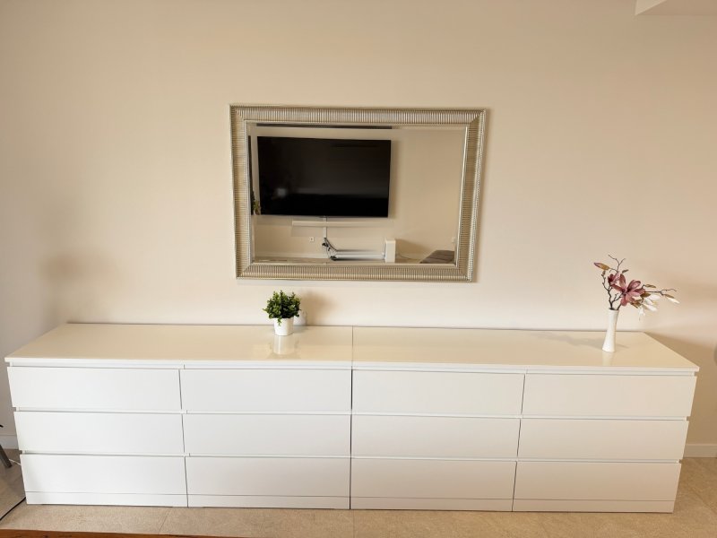 Spiegel IKEA SONGE silber 91 x 130 cm