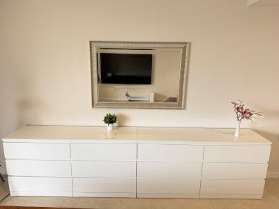 Spiegel IKEA SONGE silber 91 x 130 cm