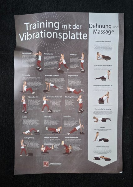 Sportstech Vibrationplatte, sehr selten benutzt