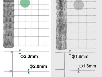 Stabiler Metall Zaun für Viehzucht 25m  Gartenzaun 1 meter hoch