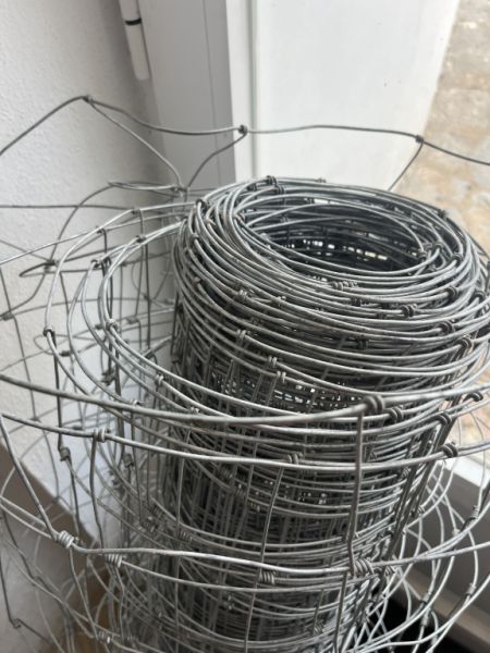 Stabiler Metall Zaun für Viehzucht 25m  Gartenzaun 1 meter hoch