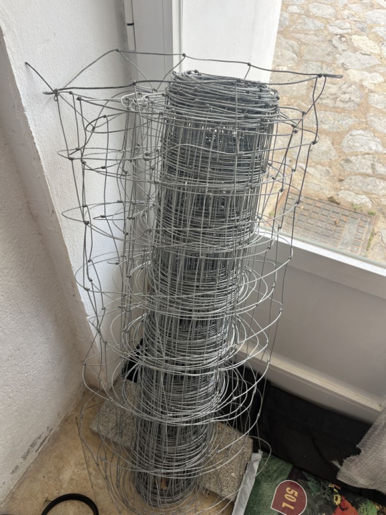 Stabiler Metall Zaun für Viehzucht 25m  Gartenzaun 1 meter hoch