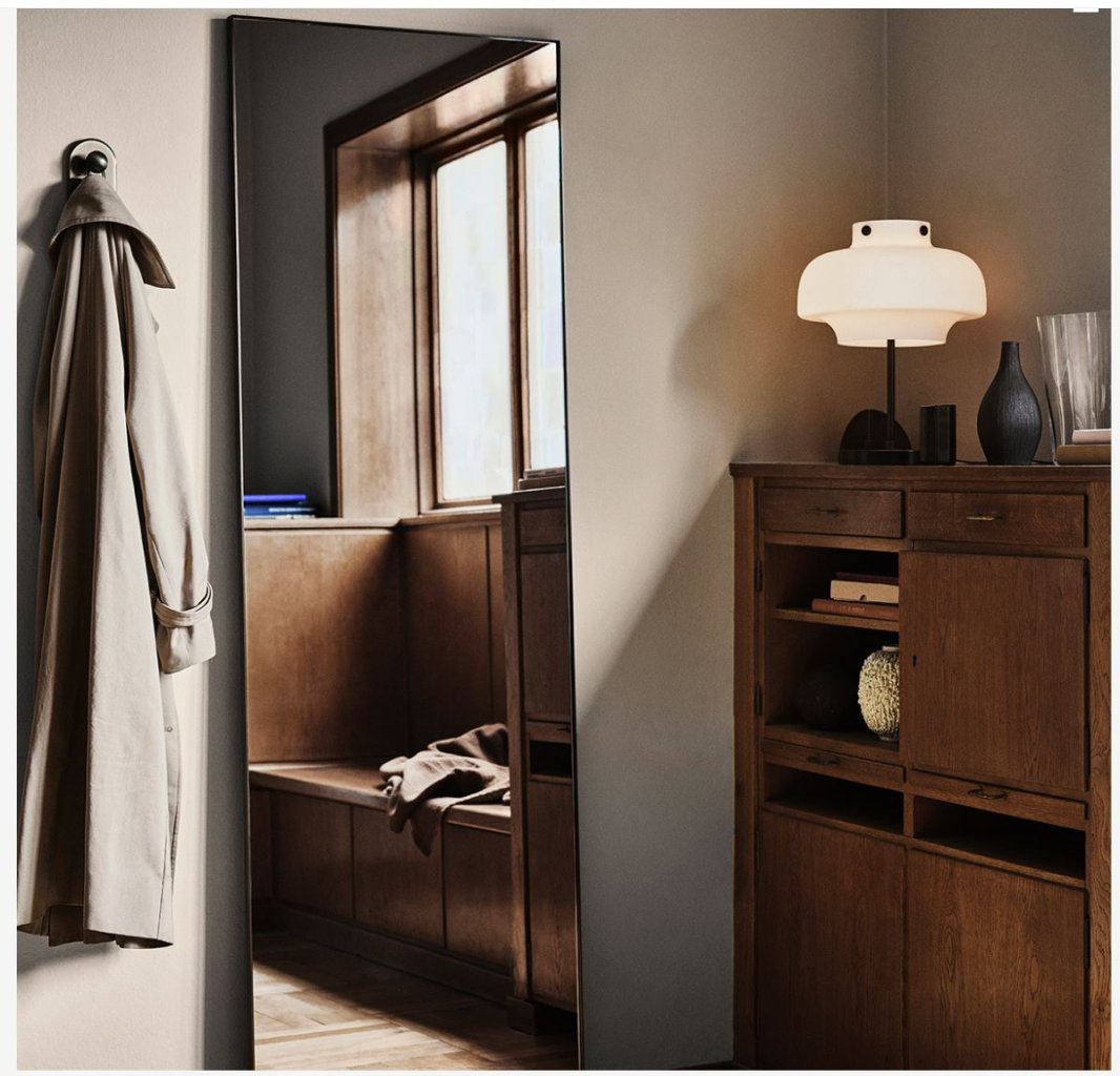 Standspiegel aus Italien 60 x 190 AMORE SC50 von &TRADITION Made in Italy Ganzkörperspiegel