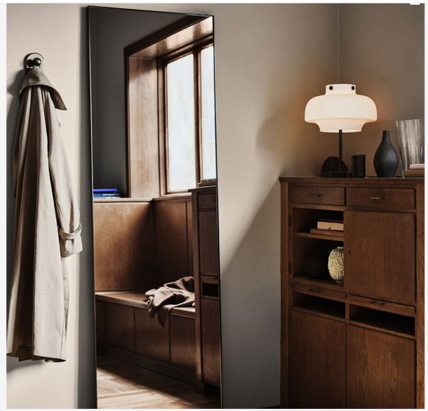 Standspiegel aus Italien 60 x 190 AMORE SC50 von &TRADITION Made in Italy Ganzkörperspiegel