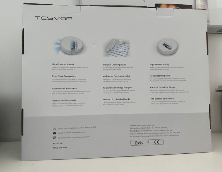 Staubsauger Robot Aspirador  Tesvor M1