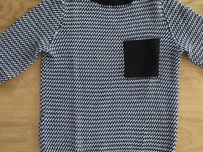 STEFANEL Edler Pullover, Gr.S, Schwarz Weiß NEU!