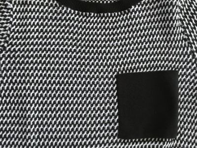 STEFANEL Edler Pullover, Gr.S, Schwarz Weiß NEU!