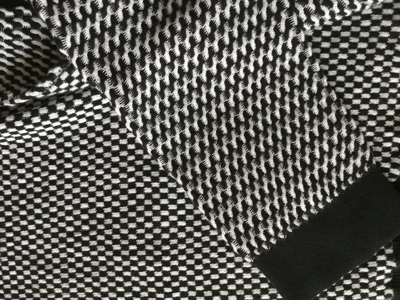 STEFANEL Edler Pullover, Gr.S, Schwarz Weiß NEU!