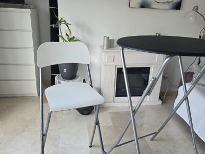 Mesa alta/Mesa bistró + Taburete de bar