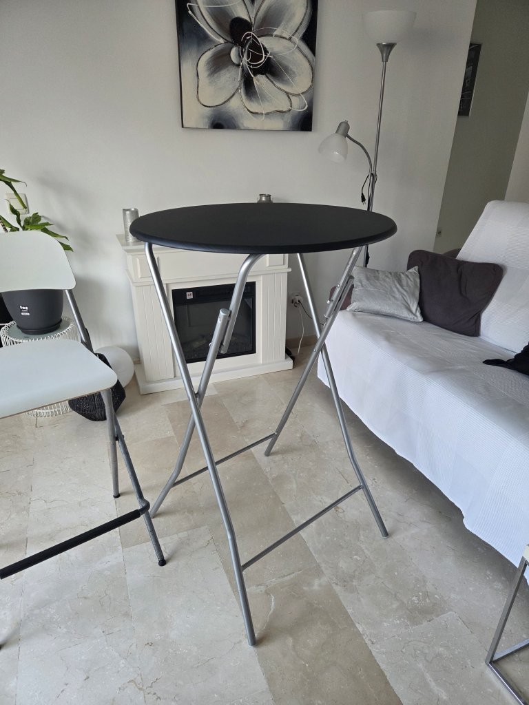 Mesa alta/Mesa bistró + Taburete de bar