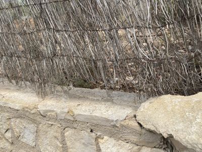 Muros de piedra y vallados de fincas
