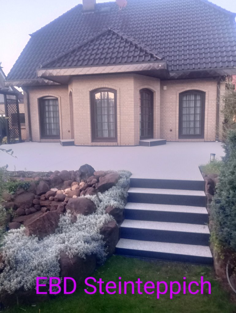 Steinteppich für Balkone Terrassen und Einfahrten