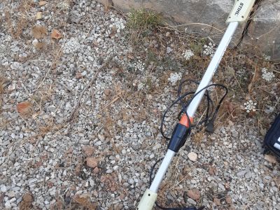 Set de recortadora Stihl, funcionamiento a batería