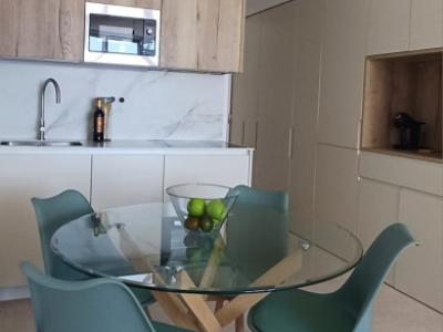 Studio mit Panoramablick auf das Meer in Cala Major