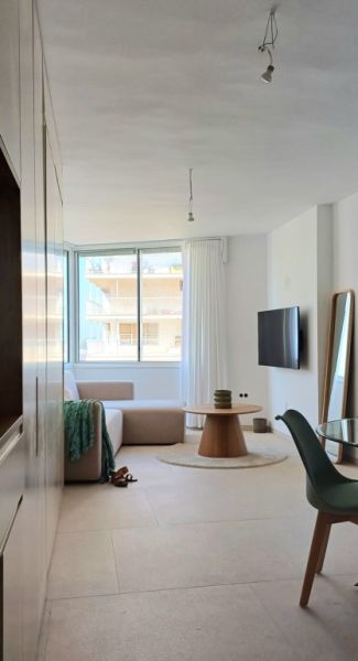 Studio mit Panoramablick auf das Meer in Cala Major