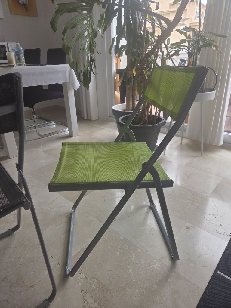 Chairs green/ anthracite/ 2 pcs.