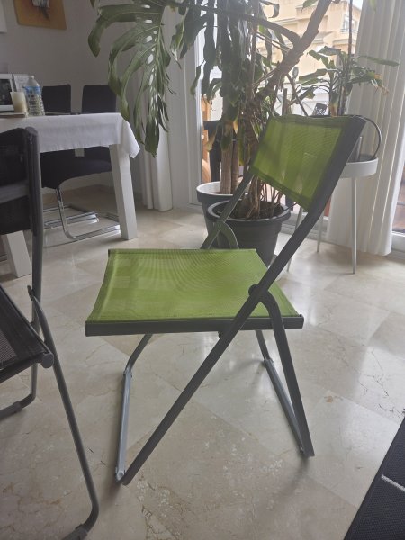 Chairs green/ anthracite/ 2 pcs.