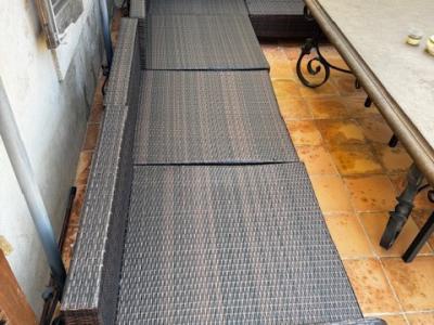 super schöne Rattan Loung Möbel Sitzgarnitur Terrassen Möbel Sofa