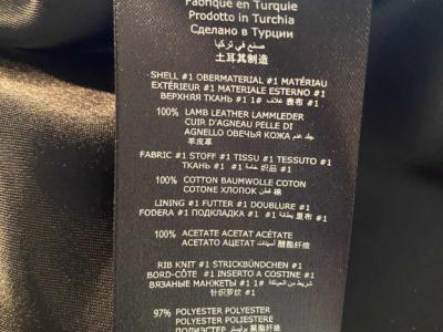 Superedle Nappa Lederjacke von Philipp Plein, Größe XL