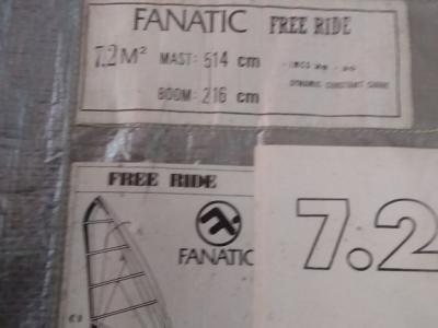 Surfsegel Freeride 7,2 zu verkaufen.