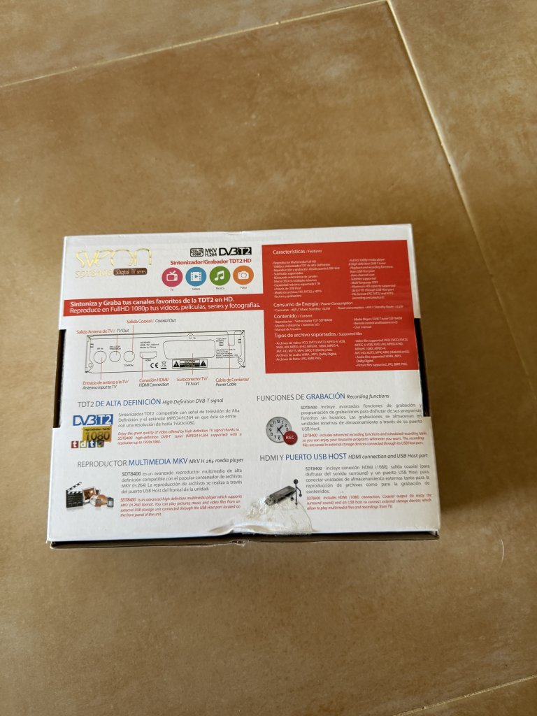 Syeon SDT8400 DVB-T2 HD Receiver / Sat-Receiver mit USB