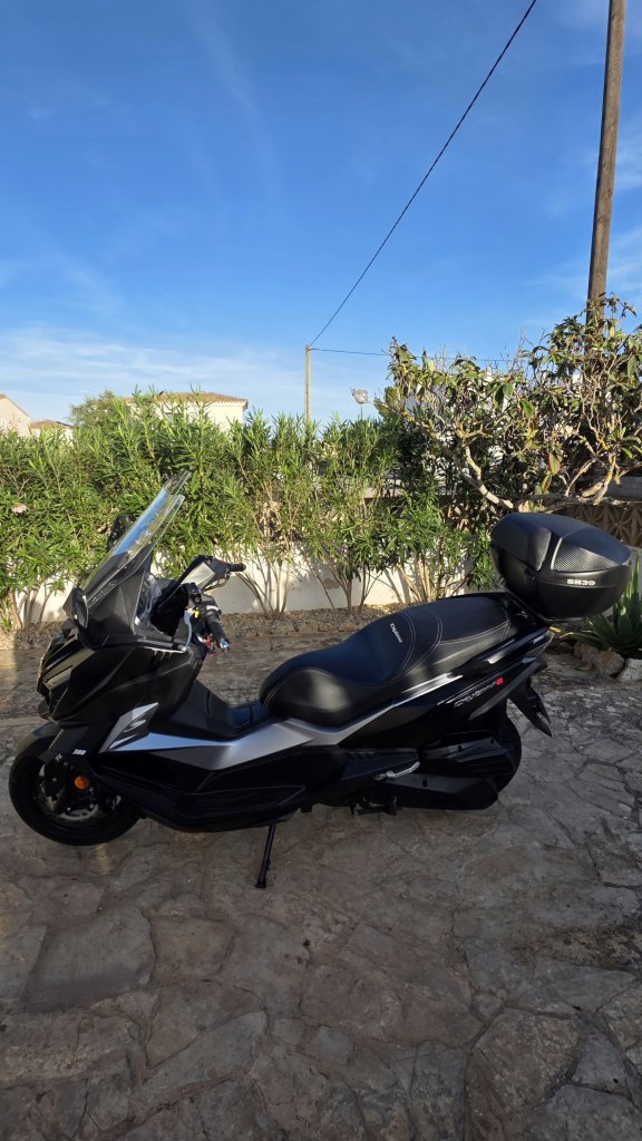 SYM Cruisym 300 E5 TCS nur 818 km 1. Hand ITV neu Zubehör inklusive