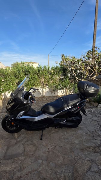 SYM Cruisym 300 E5 TCS nur 818 km 1. Hand ITV neu Zubehör inklusive