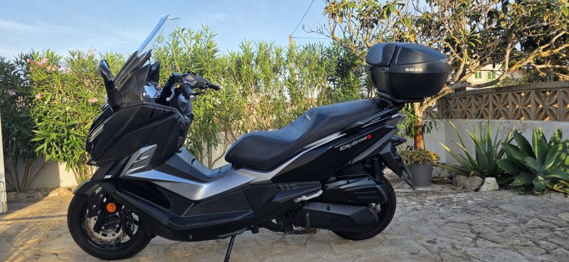 SYM Cruisym 300 E5 TCS nur 818 km 1. Hand ITV neu Zubehör inklusive
