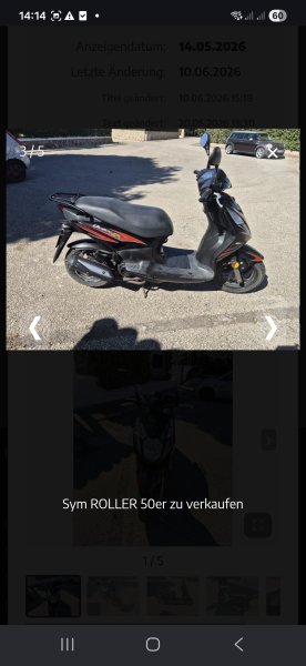 Sym ROLLER 50er zu verkaufen