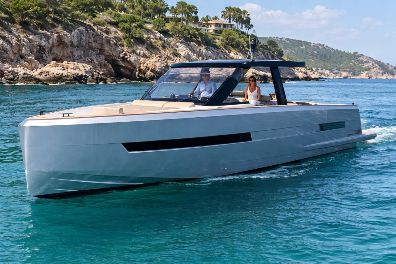 Tagescharter mit Skipper  FJORD 52 Open ab Cala dOr
