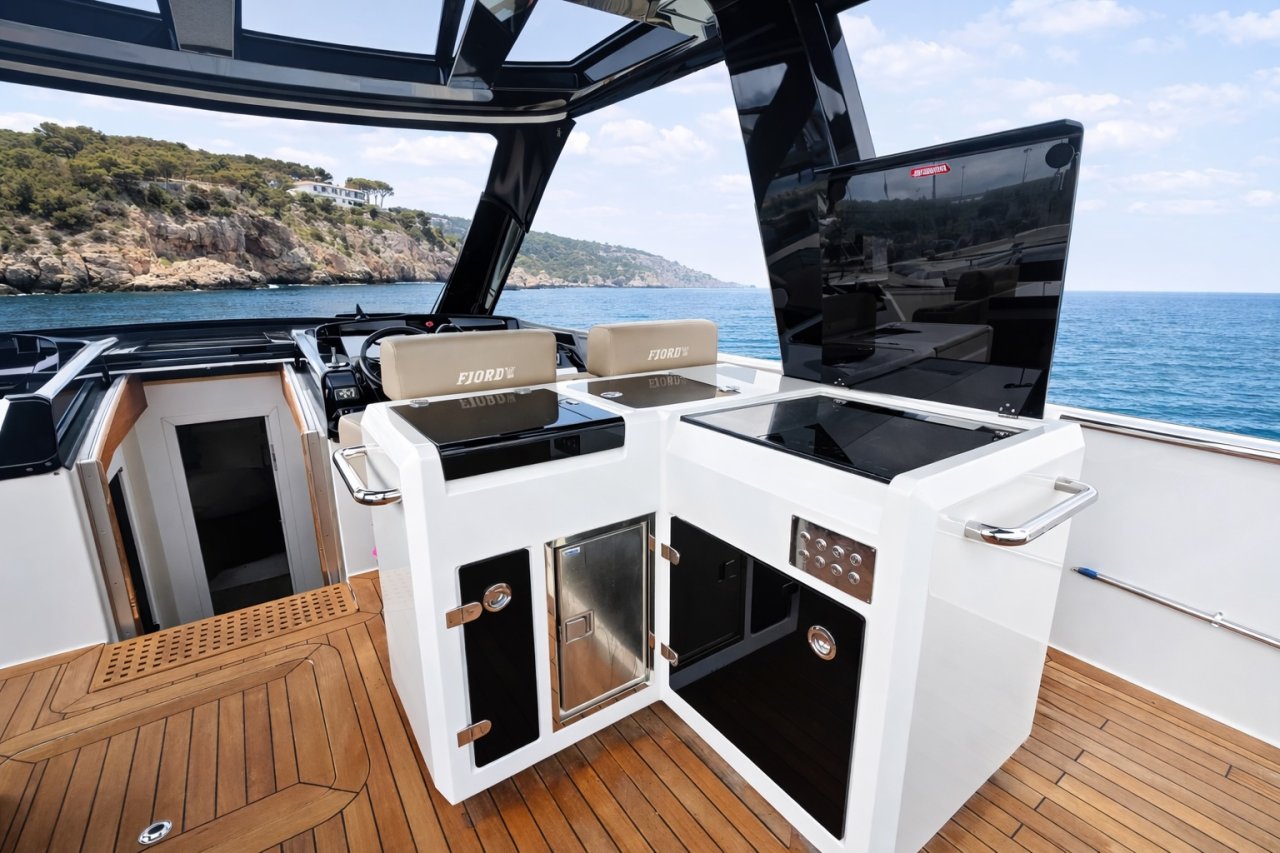Tagescharter mit Skipper  FJORD 52 Open ab Cala dOr