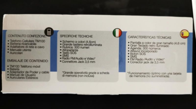 Telefunken Handy mit großen Tasten