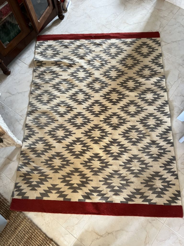 Teppich, gewebt, Wolle