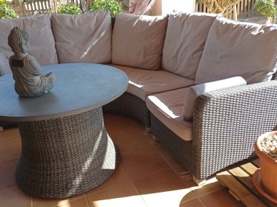 Terrace furniture.
