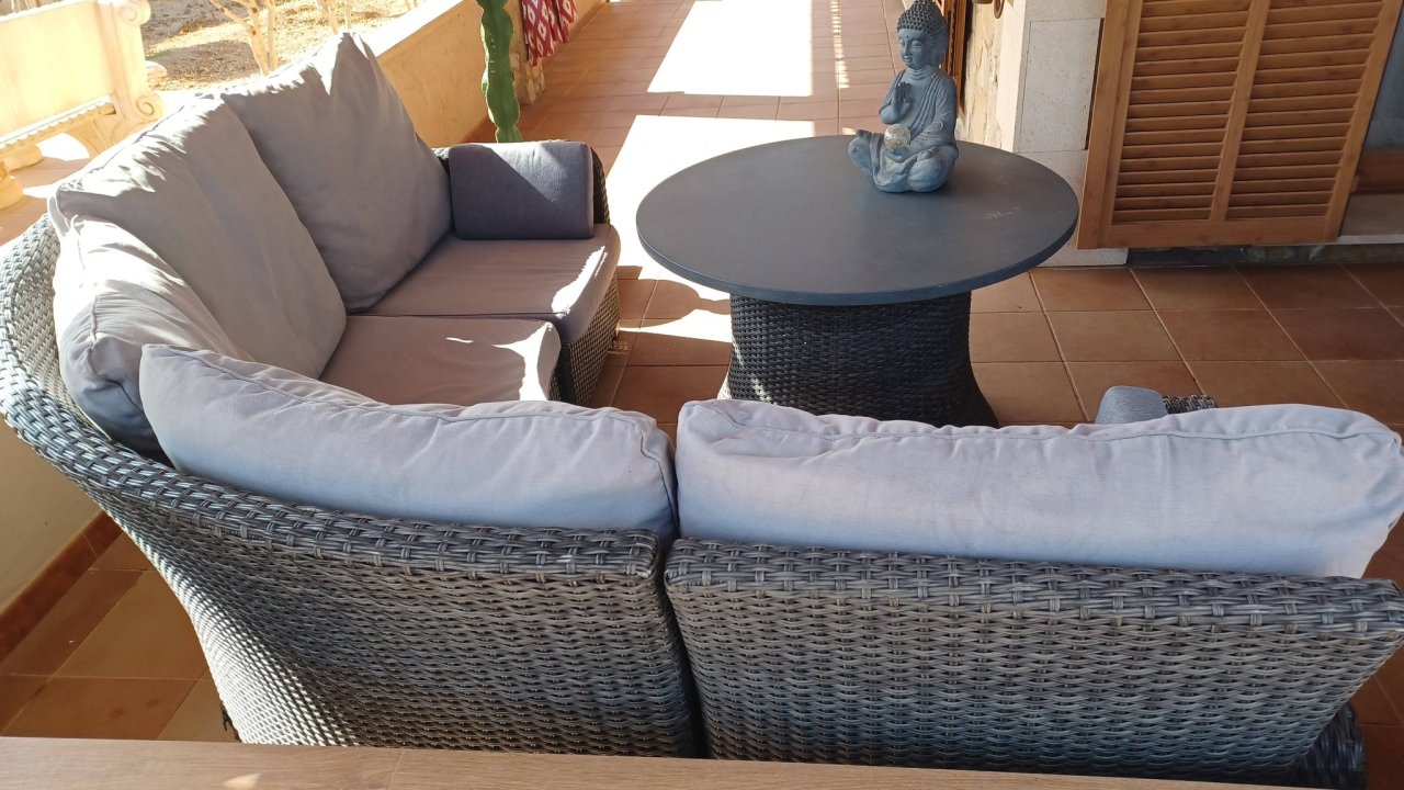 Terrace furniture.