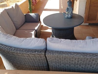 Terrace furniture.